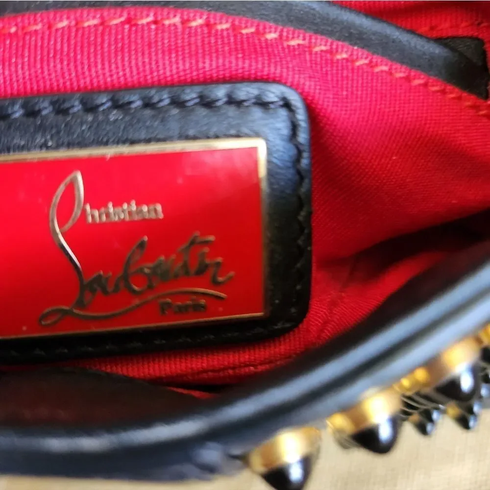 Christian Louboutin Mini Spiked Sweet Charity Crossbody Bag